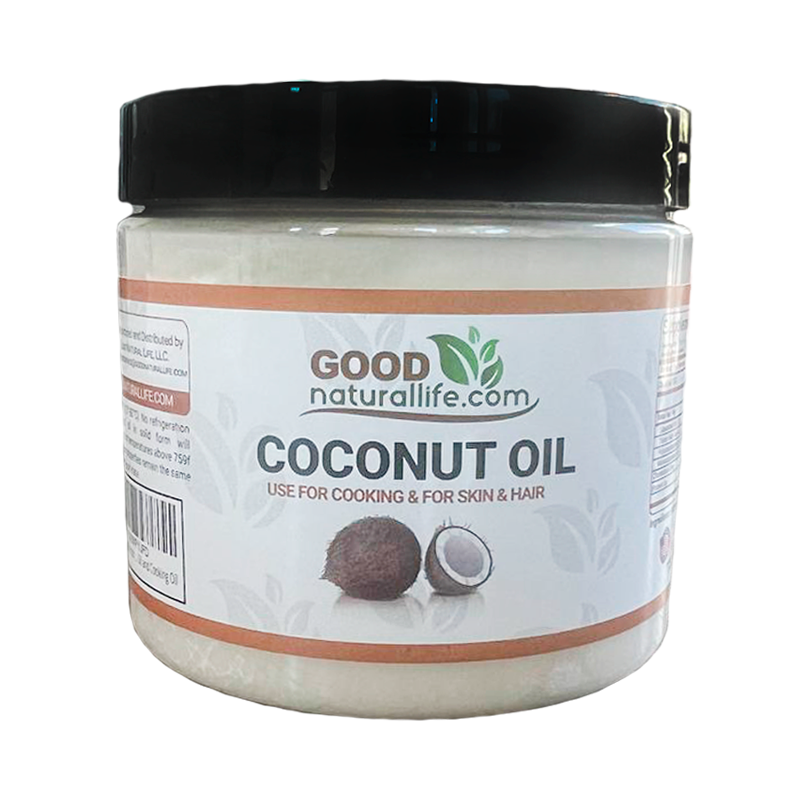 Coconut Oil - Unrefined and Cold-Pressed, Natural Hair Oil, Skin Oil and Cooking Oil