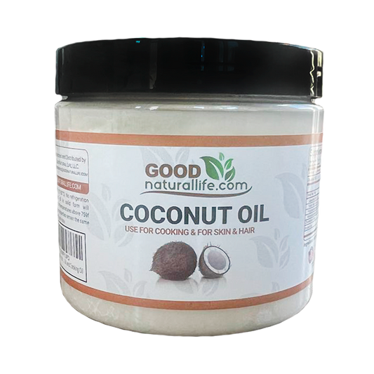Aceite de coco: sin refinar y prensado en frío, aceite natural para el cabello, aceite para la piel y aceite para cocinar